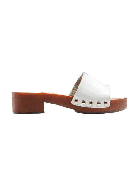Deichmann / MyShoes - Klapki białe