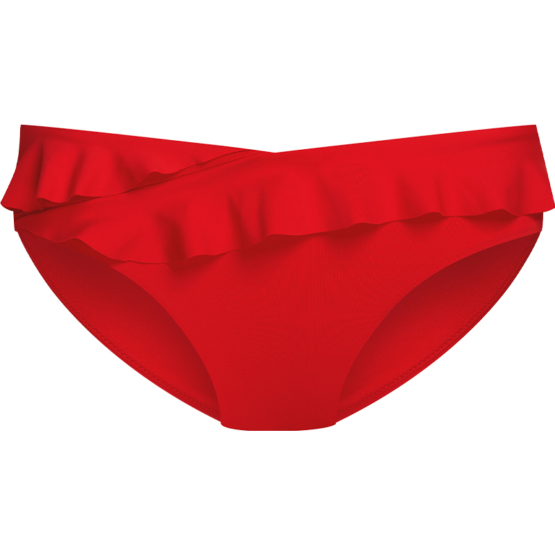 dół od bikini z falbanami