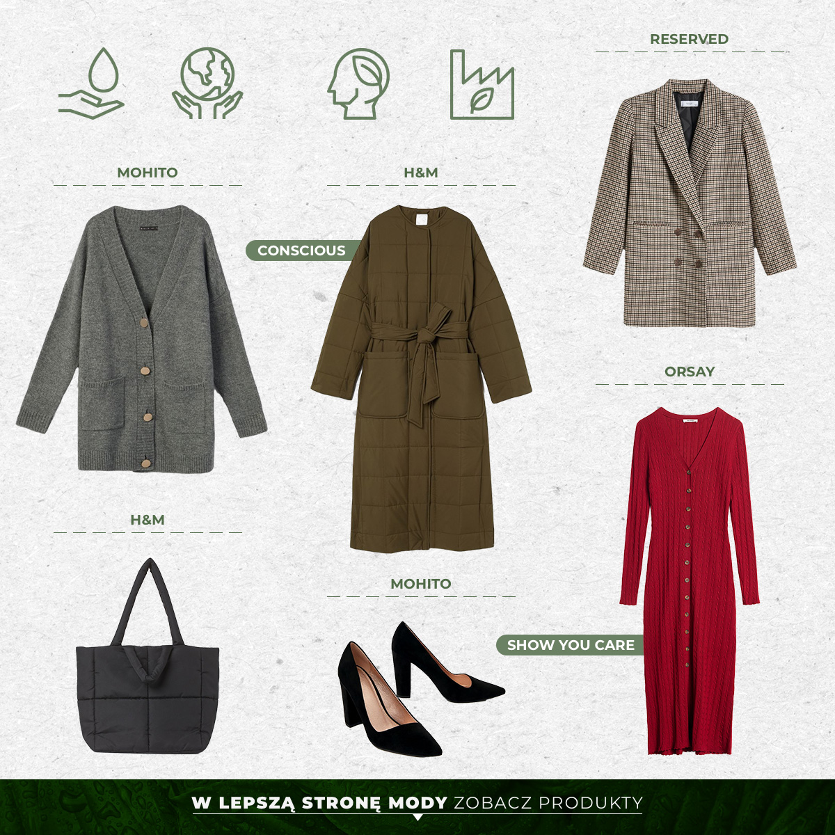 Ubrania z recyklingu dla niej