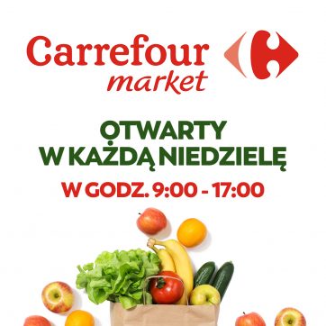 Carrefour Market czynny w niedziele!