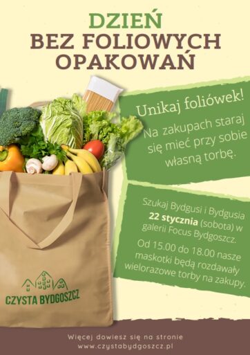 Dzień bez opakowań foliowych – odbierz torbę na zakupy