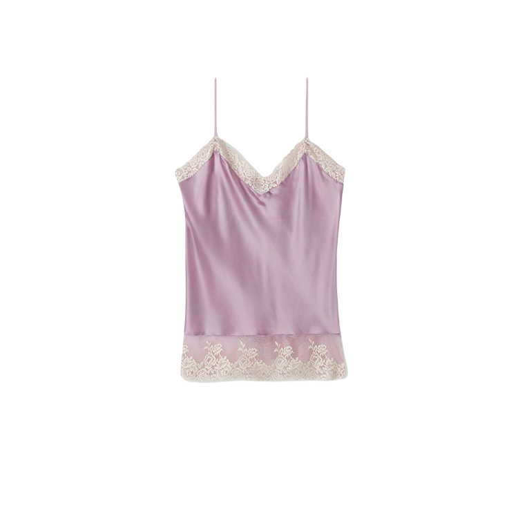 Intimissimi - Jedwabny Top z Cienkimi Ramiączkami Pretty Flowers