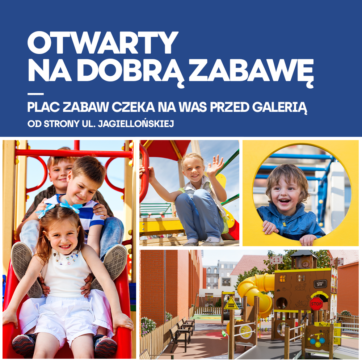 Zewnętrzny plac zabaw już otwarty!