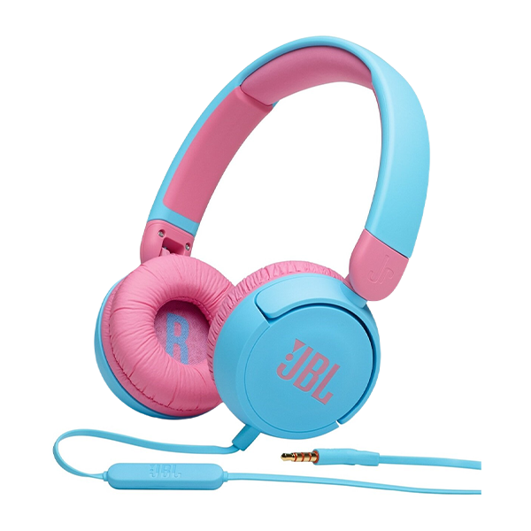 Media Expert - Słuchawki nauszne JBL JR310 Różowo-niebieski