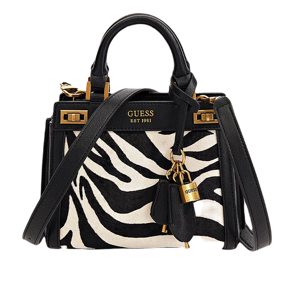 Guess - Skórzana mini torebka model katey