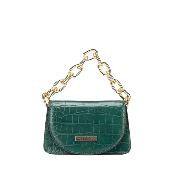 Wittchen - Damska minitorebka 2 w 1 z ekoskóry croco