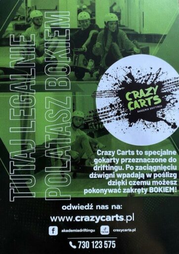 Driftujące gokarty Crazy Carts!