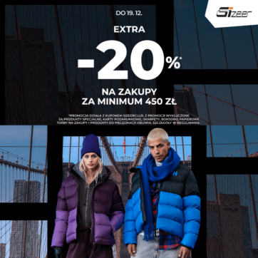 Extra -20% na zakupy za min. 450 zł