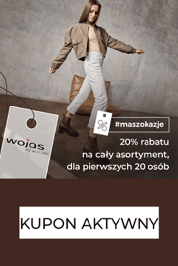 20% rabatu na cały asortyment, dla pierwszych 20 osób z kodem