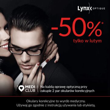 -50% na oprawki tylko w lutym