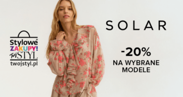 Przecena -20% na wybrane modele z kolekcji wiosna-lato