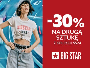 -30% NA DRUGĄ SZTUKĘ z kolekcji SS24!