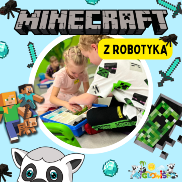 PÓŁKOLONIE MINECRAFT Z ROBOTYKĄ