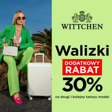 Oferta specjalna na walizki w WITTCHEN
