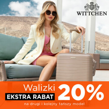 Dodatkowy rabat na walizki w WITTCHEN
