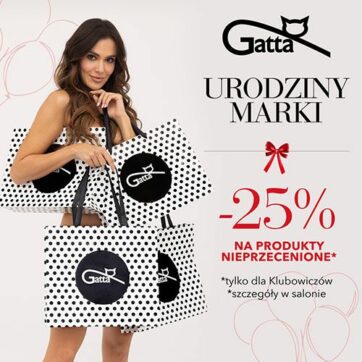 GATTA URODZINY -25%