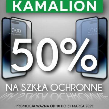 50% na szkło ochronne