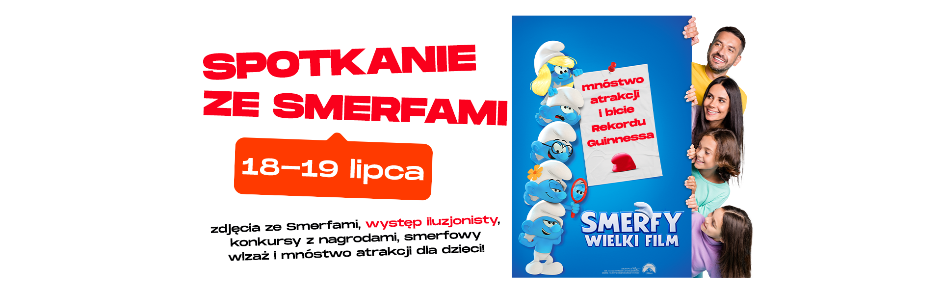 Zabawa ze Smerfami czeka!