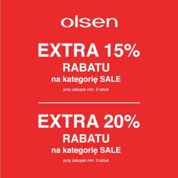 RABATY NA SALE W OLSEN!