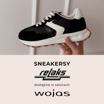 Stylowe Sneakersy RELAKS już w sprzedaży w salonach WOJAS.