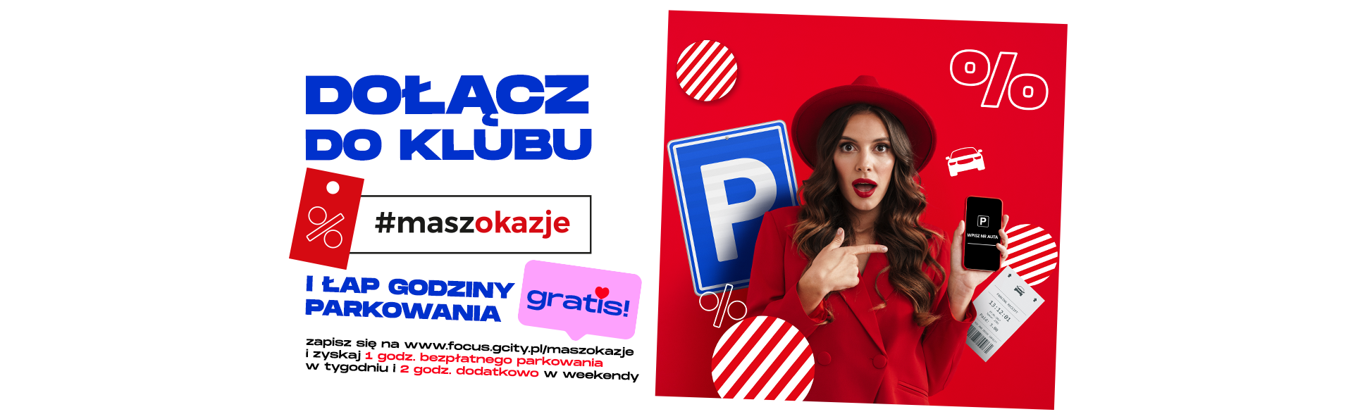 Dodatkowe godziny parkowania z klubem #maszokazje!