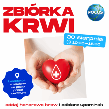 Zbiórka krwi 30 sierpnia