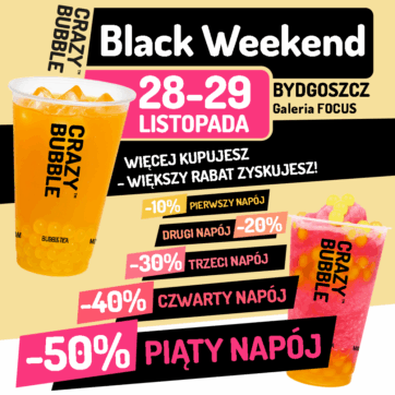 Crazy Bubble do 50% rabatu