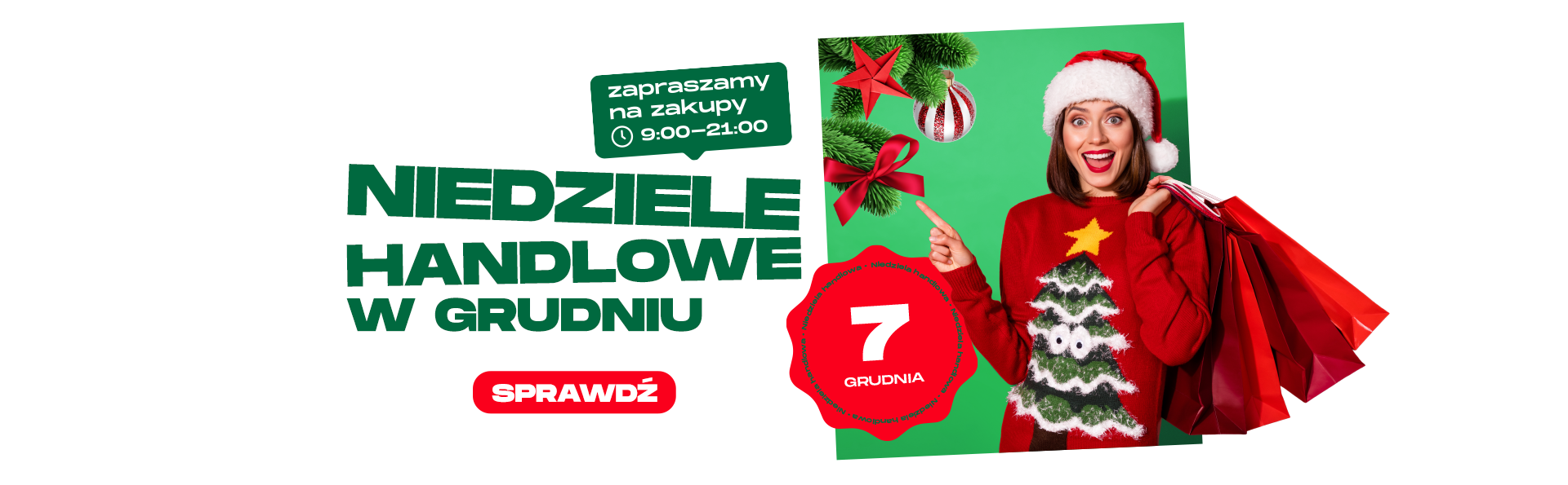 Niedziele handlowe w grudniu!