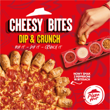 Cheesy bites, DIP & CRUNCH