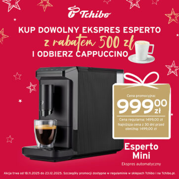 Ekspresy w super cenach w Tchibo!
