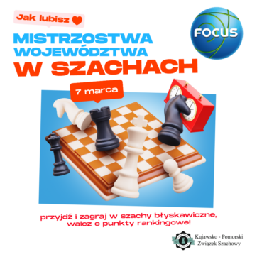 Zdobądź puchar Mistrza Województwa w szachach błyskawicznych!
