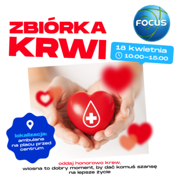 Zbiórka krwi 18 kwietnia