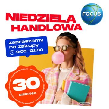 Niedziela handlowa 30 sierpnia!