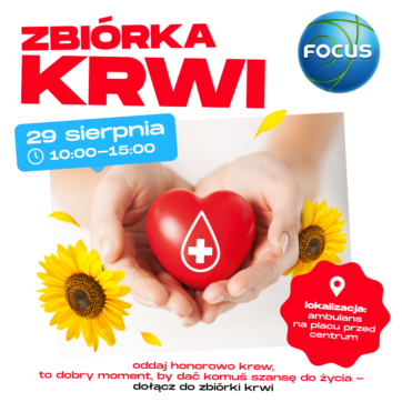 Zbiórka krwi 29 sierpnia