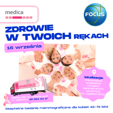 Bezpłatna mammografia w CH Focus!