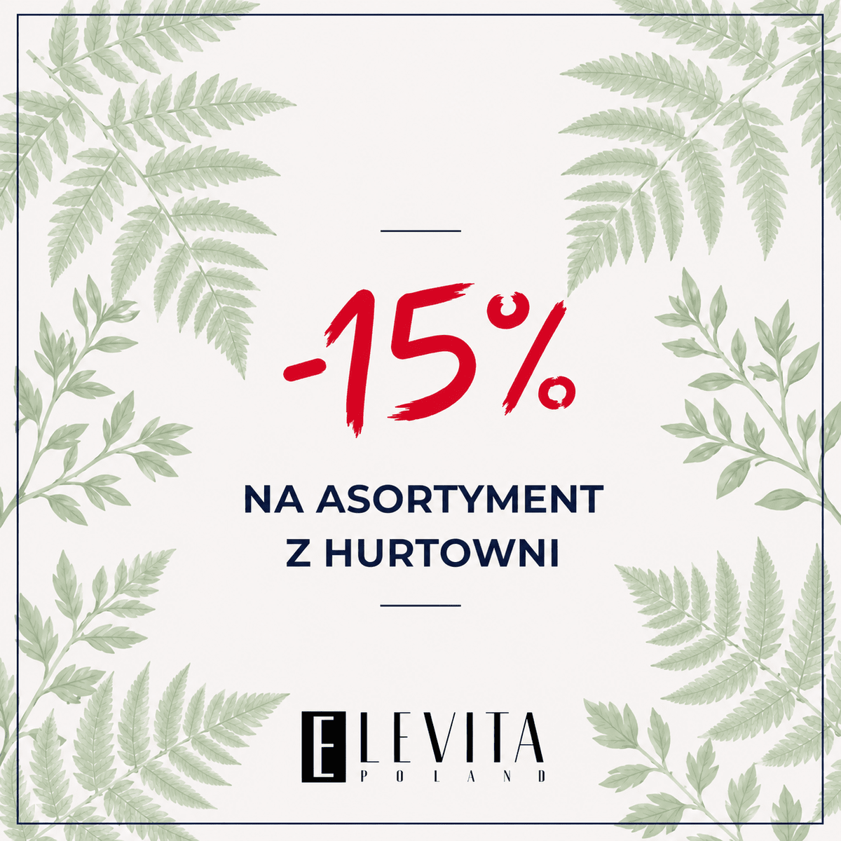Promocja -15% w sklepie Zielnik