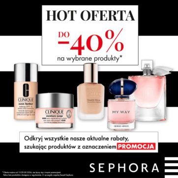 HOT OFERTA DO -40% NA WYBRANE PRODUKTY!