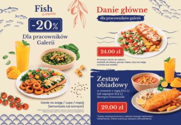 ð Specjalna oferta Fish&Friends dla pracowników galerii
