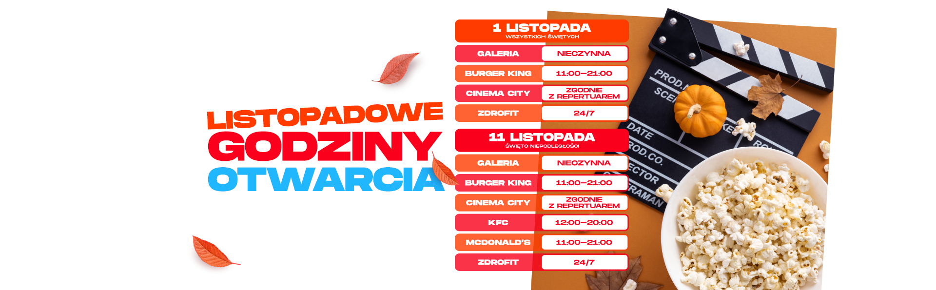 Funkcjonowanie centrum 1 i 11 listopada